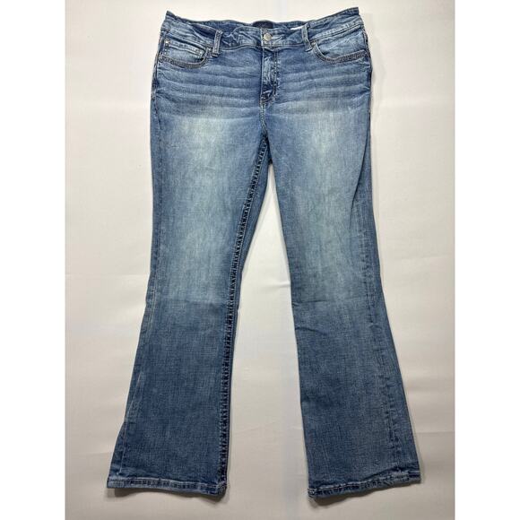 Daytrip Denim - Daytrip Women's Virgo Bootcut Blue Jeans - Size 34S (35x29)
